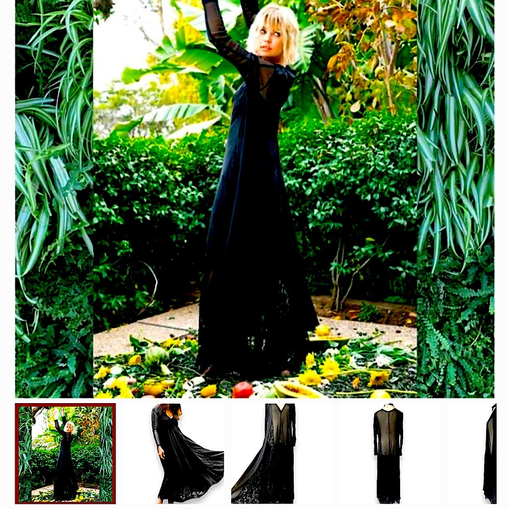 Black NWT / We are HAH / Mama C dress/ size Medium